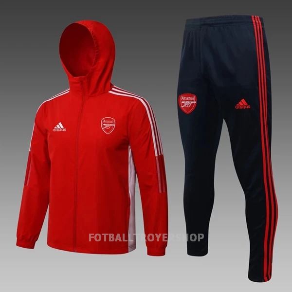 Arsenal Trenings Windrunner Set Herre 22-23 Rød