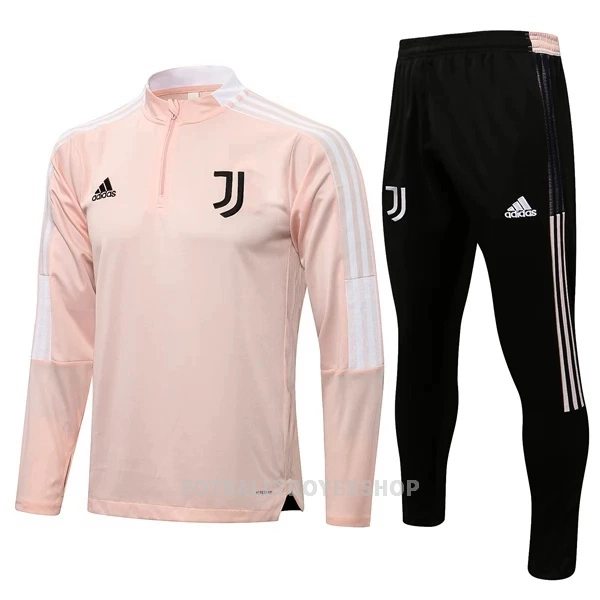 Juventus Kvart-Zip Trenings Collegegenser Set Barn 22-23 Rosa