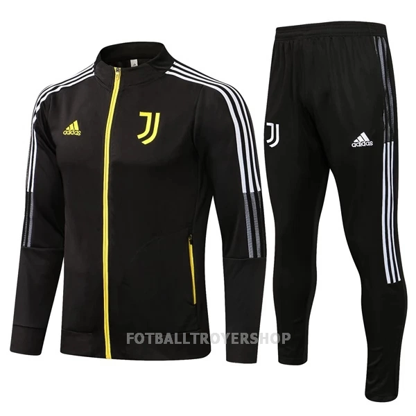 Juventus Treningsjakkedresser Barn 22-23 Svart Gul