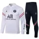 Paris Saint-Germain Kvart-Zip Trenings Collegegenser Set Barn 22-23 Hvit