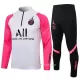 Paris Saint-Germain Kvart-Zip Trenings Collegegenser Set Barn 22-23 Hvit Svart