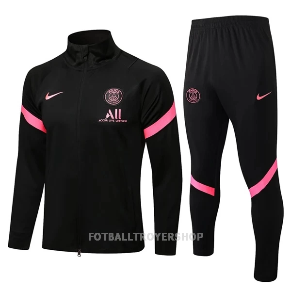 Paris Saint-Germain Treningsjakkedresser Barn 22-23 Svart Rosa