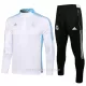 Real Madrid Kvart-Zip Trenings Collegegenser Set Barn 22-23 Hvit