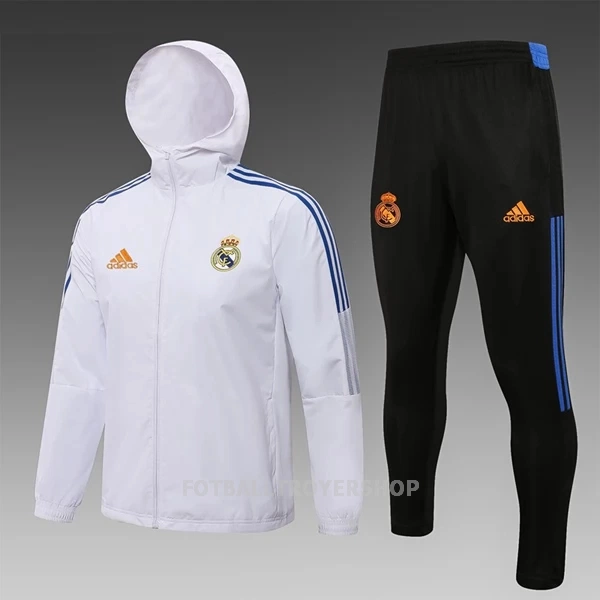 Real Madrid Trenings Windrunner Set Herre 22-23 Hvit