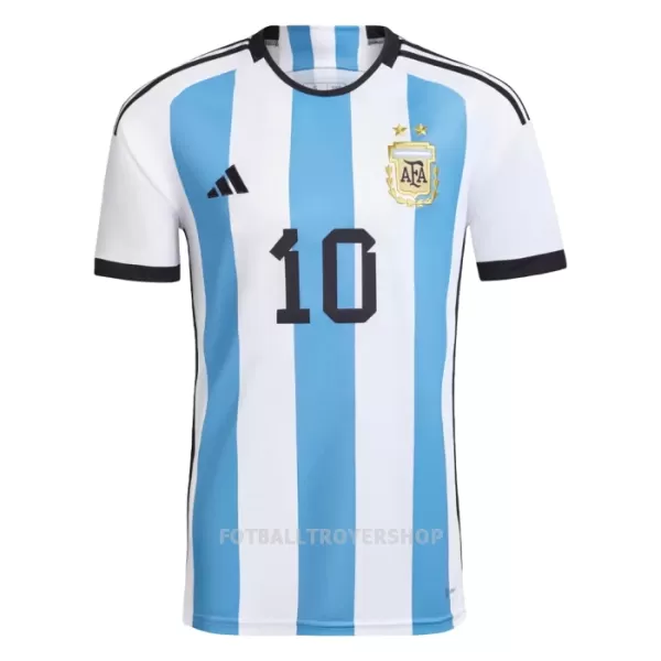 Argentina Messi 10 Hjemmedrakt Herre VM 2022