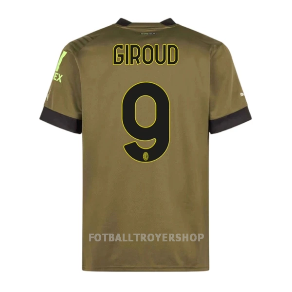 AC Milan Giroud 9 Tredjedrakt Herre 22-23