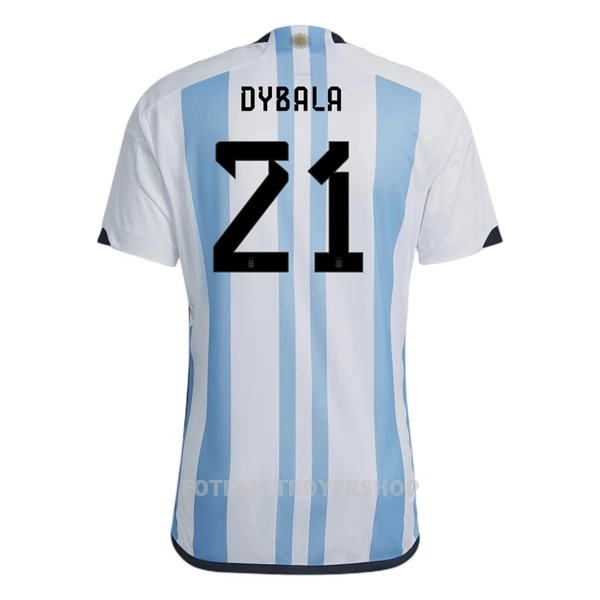 Argentina Dybala 21 Hjemmedrakt Herre VM 2022