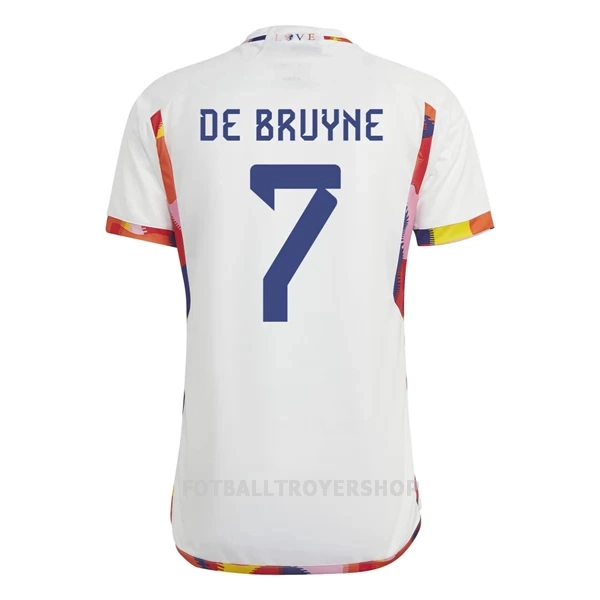 Belgia De Bruyne 7 Bortedrakt Herre VM 2022