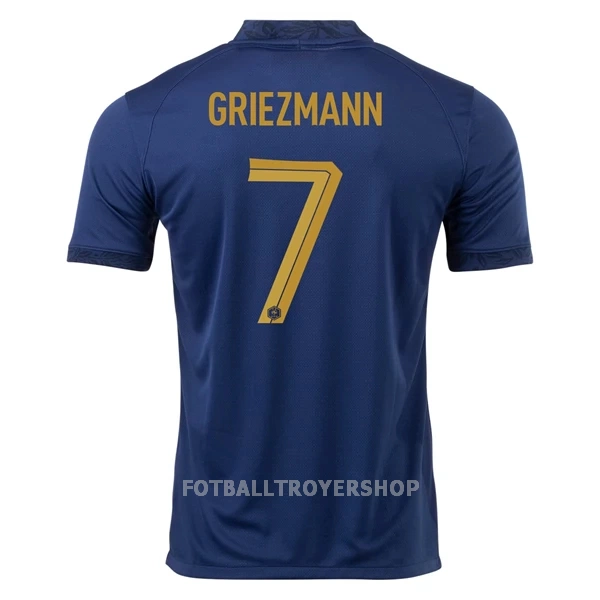 Frankrike Griezmann 7 Hjemmedrakt Herre VM 2022