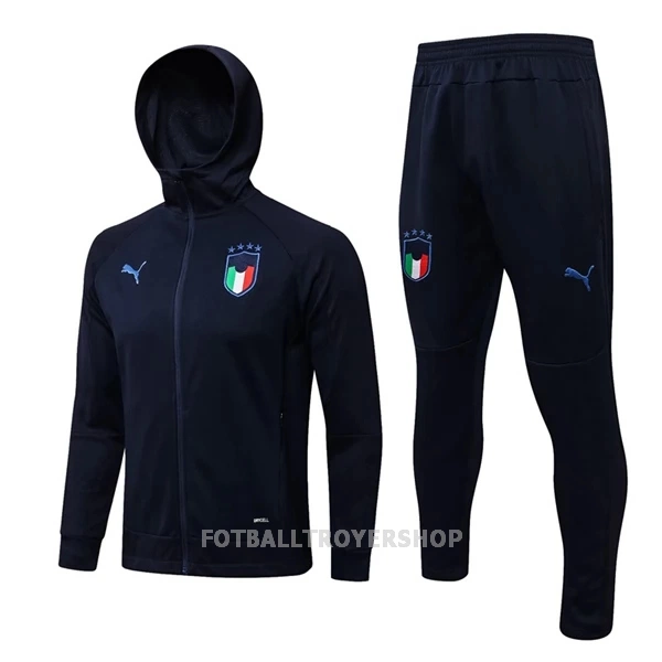 Italia - Hoodie Trenings Dresser Herre 22-23 Blå