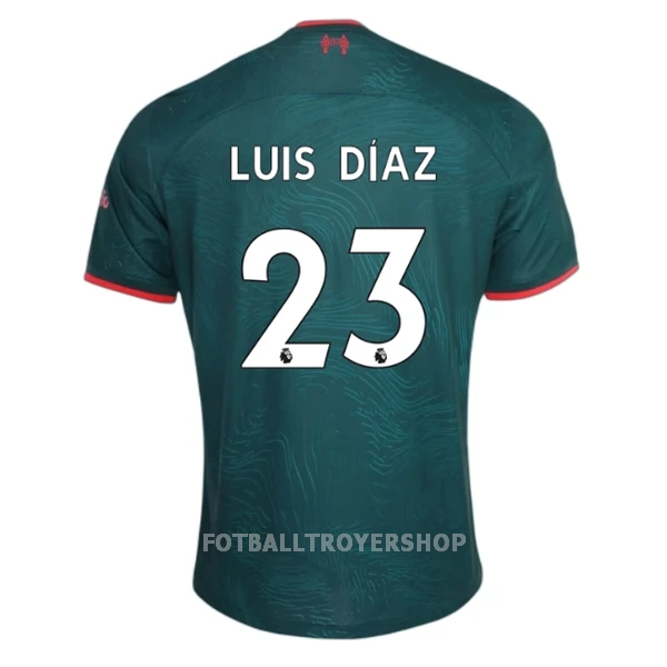 Liverpool Luis Díaz 23 Tredjedrakt Herre 22-23