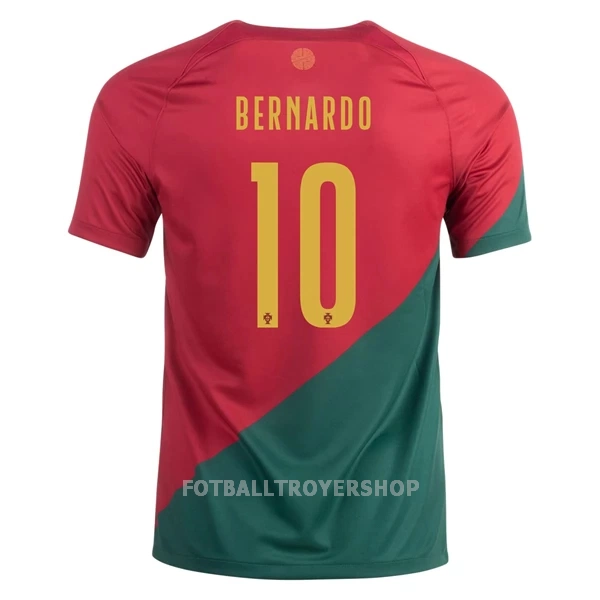 Portugal Bernardo 10 Hjemmedrakt Herre VM 2022