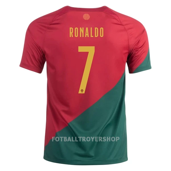 Portugal Ronaldo 7 Hjemmedrakt Herre VM 2022