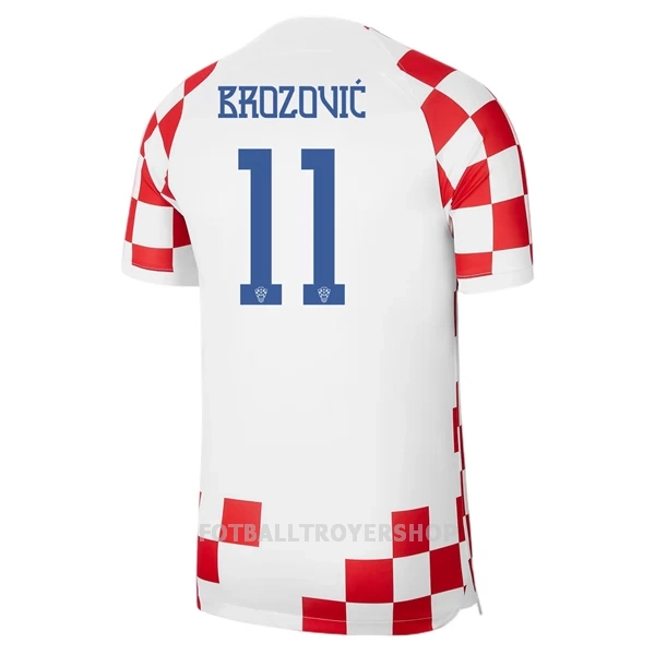 Kroatia Brozovic 11 Hjemmedrakt Herre VM 2022