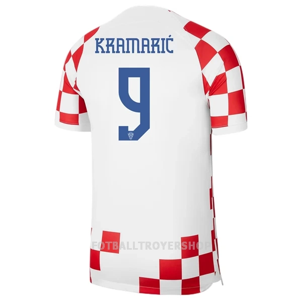 Kroatia Kramaric 9 Hjemmedrakt Herre VM 2022