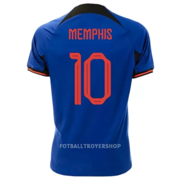 Nederland Memphis 10 Bortedrakt Herre VM 2022