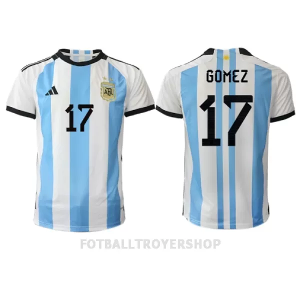 Argentina Alejandro Gomez 17 Hjemmedrakt Herre VM 2022