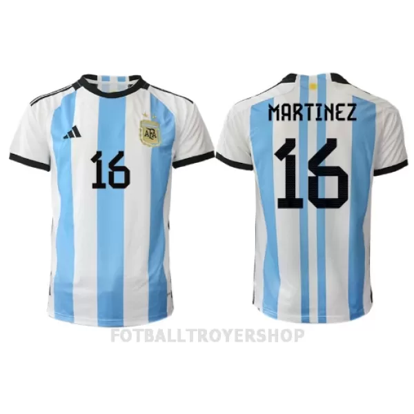 Argentina Lisandro Martinez 16 Hjemmedrakt Herre VM 2022