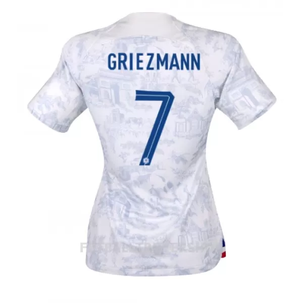 Frankrike Antoine Griezmann 7 Bortedrakt Dame VM 2022