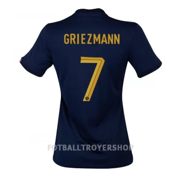 Frankrike Antoine Griezmann 7 Hjemmedrakt Dame VM 2022