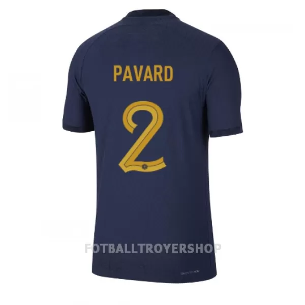 Frankrike Benjamin Pavard 2 Hjemmedrakt Herre VM 2022