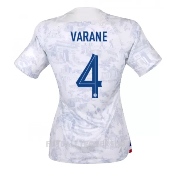 Frankrike Raphael Varane 4 Bortedrakt Dame VM 2022