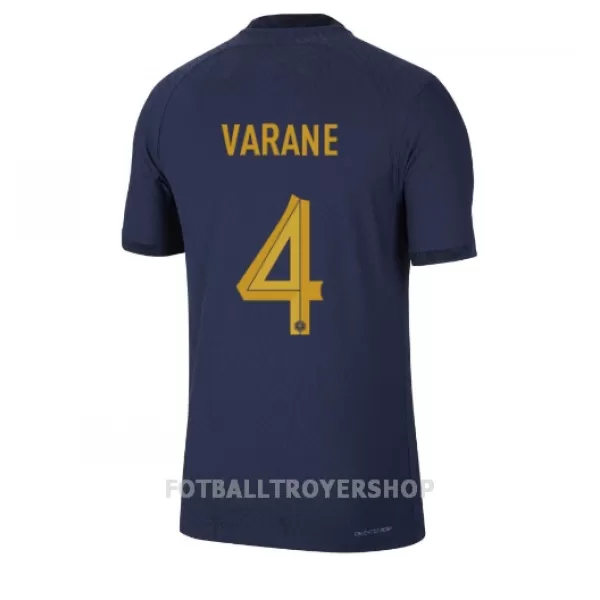 Frankrike Raphael Varane 4 Hjemmedrakt Herre VM 2022