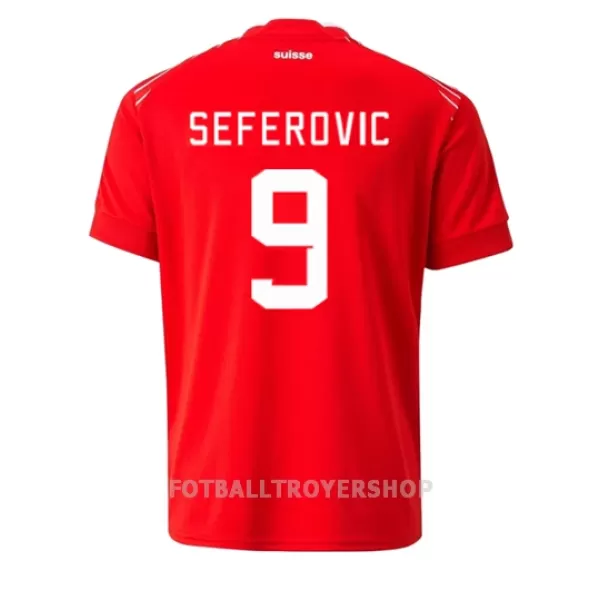 Sveits Haris Seferovic 9 Hjemmedrakt Herre VM 2022