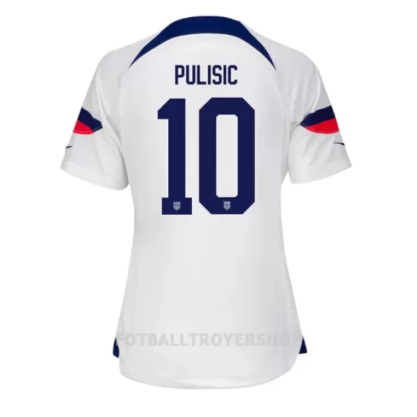 USA Christian Pulisic 10 Hjemmedrakt Dame VM 2022