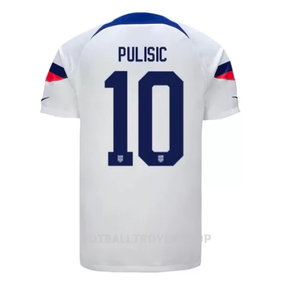 USA Christian Pulisic 10 Hjemmedrakt Herre VM 2022