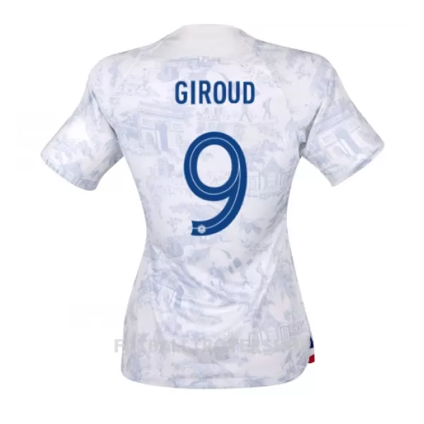 Frankrike Olivier Giroud 9 Bortedrakt Dame VM 2022