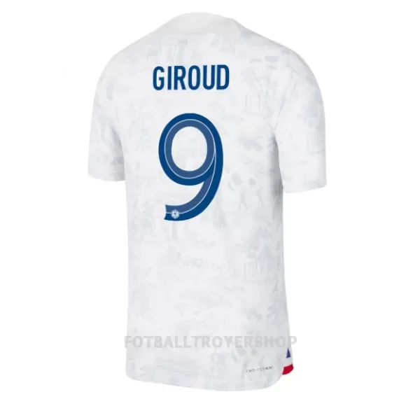 Frankrike Olivier Giroud 9 Bortedrakt Herre VM 2022