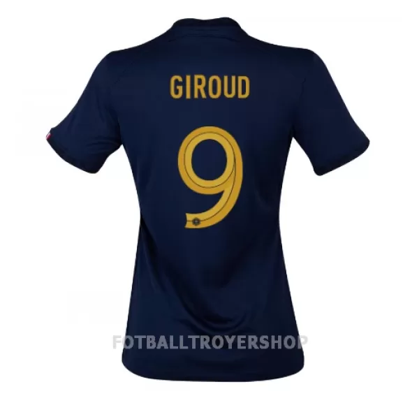 Frankrike Olivier Giroud 9 Hjemmedrakt Dame VM 2022