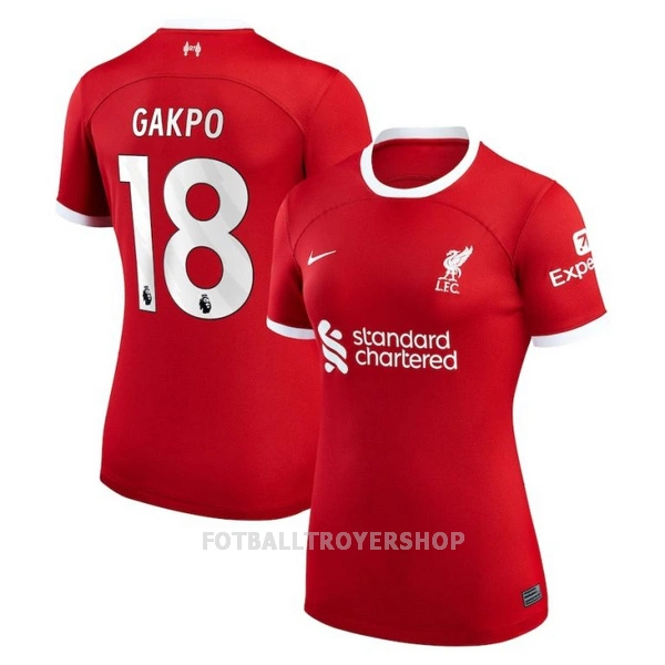 Liverpool Gakpo 18 Hjemmedrakt Dame 2023/2024