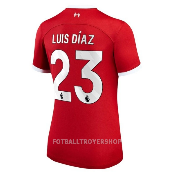 Liverpool Luis Díaz 23 Hjemmedrakt Dame 2023/2024