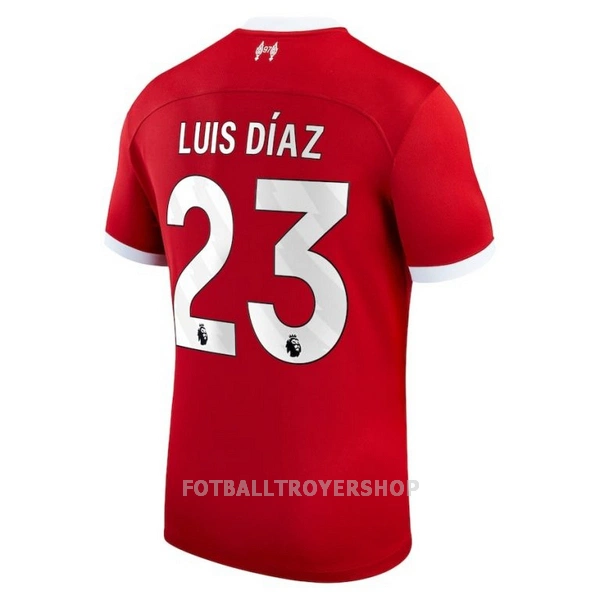 Liverpool Luis Díaz 23 Hjemmedrakt Herre 2023/2024