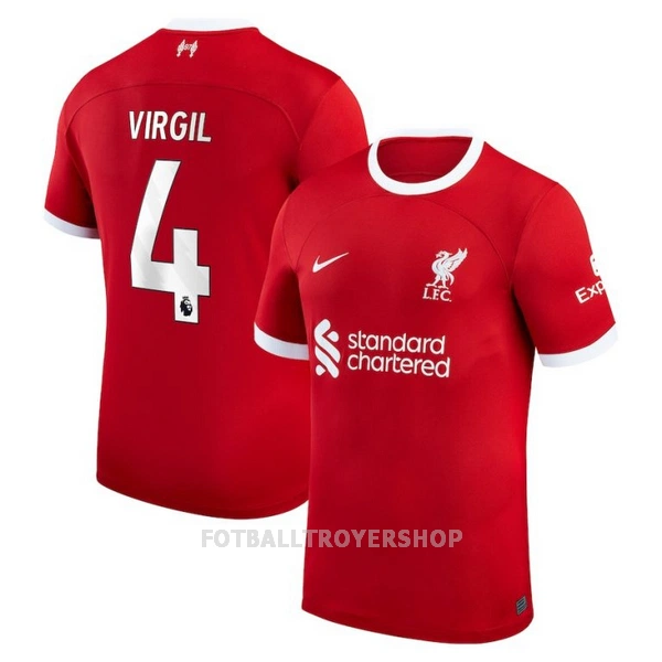 Liverpool Virgil 4 Hjemmedrakt Herre 2023/2024