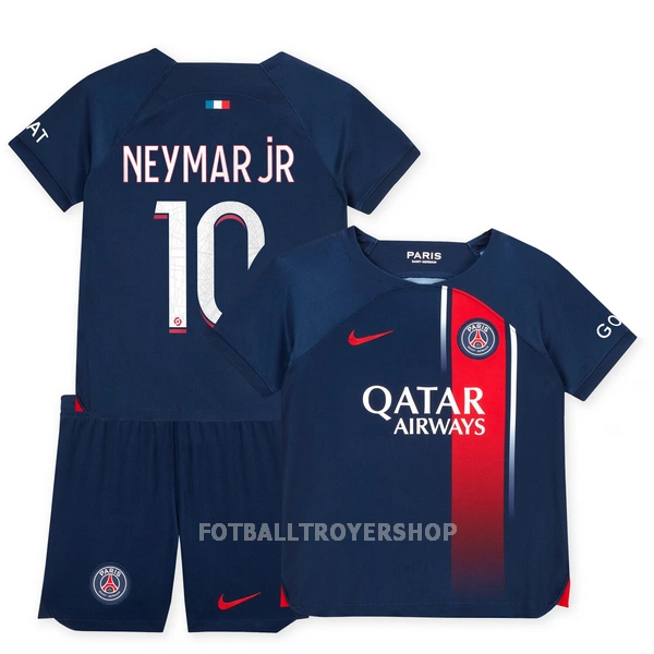 Paris Saint-Germain Neymar Jr 10 Hjemmedrakt Barn 2023/2024 - med Bukse