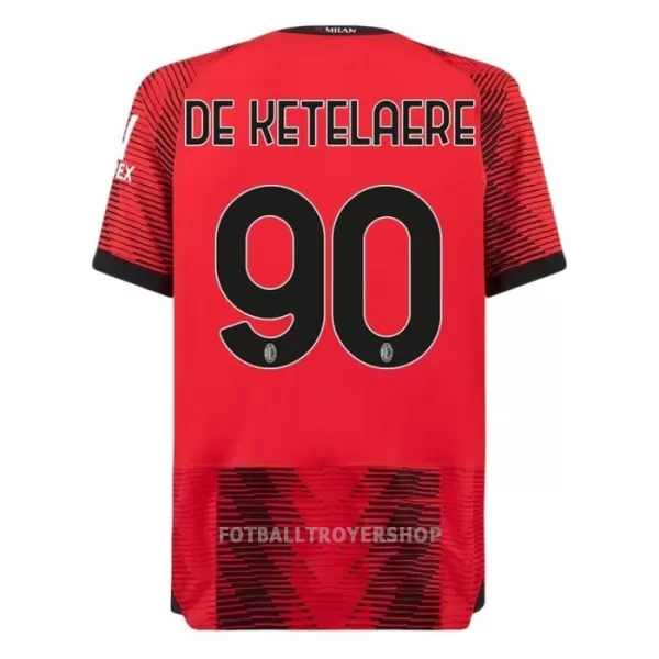 AC Milan De Ketelaere 90 Hjemmedrakt Herre 2023/2024