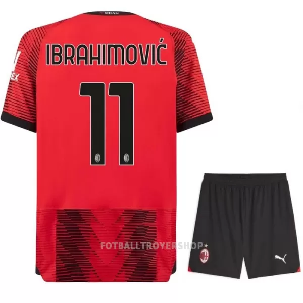 AC Milan Ibrahimovic 11 Hjemmedrakt Barn 2023/2024 - med Bukse