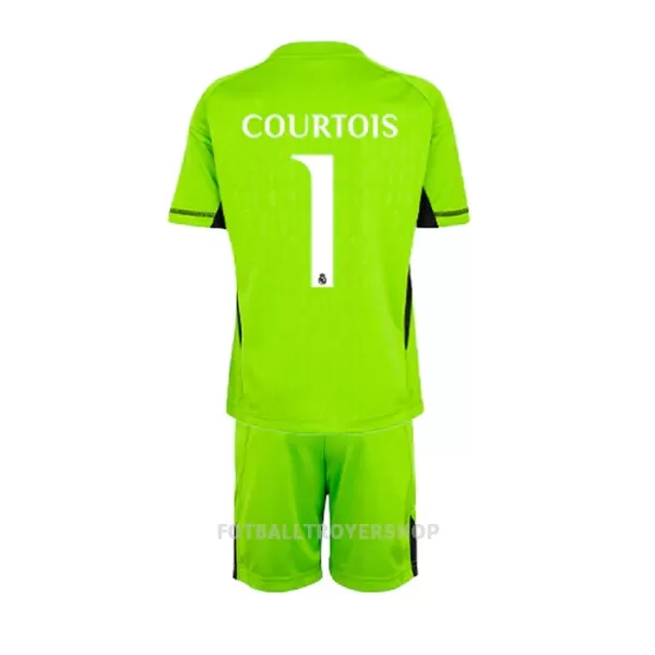 Real Madrid Thibaut Courtois 1 Keeper Hjemmedrakt Barn 2023/2024 - med Bukse