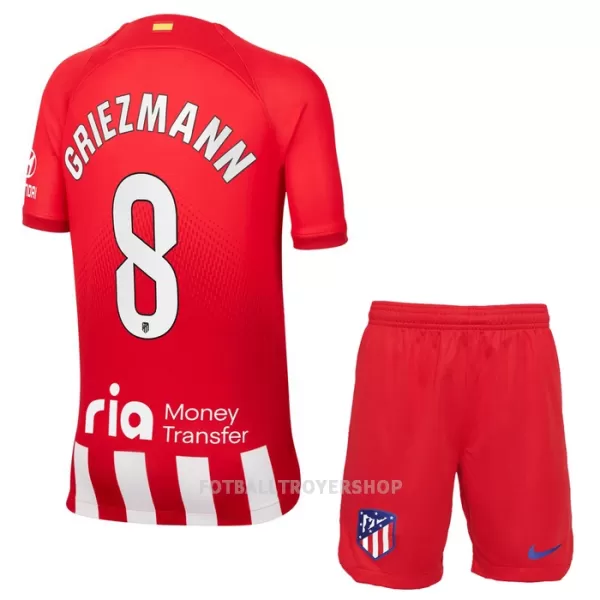 Atlético Madrid Griezmann 8 Hjemmedrakt Barn 2023/2024 - med Bukse