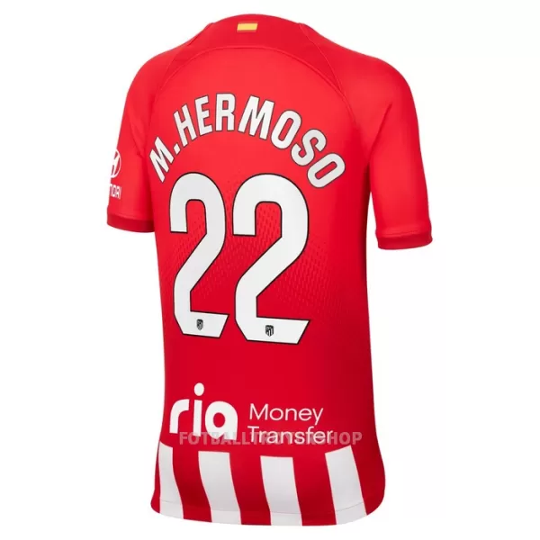 Atlético Madrid M.Hermoso 22 Hjemmedrakt Barn 2023/2024 - med Bukse