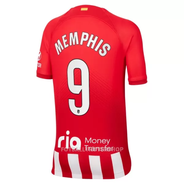 Atlético Madrid Memphis 9 Hjemmedrakt Barn 2023/2024 - med Bukse