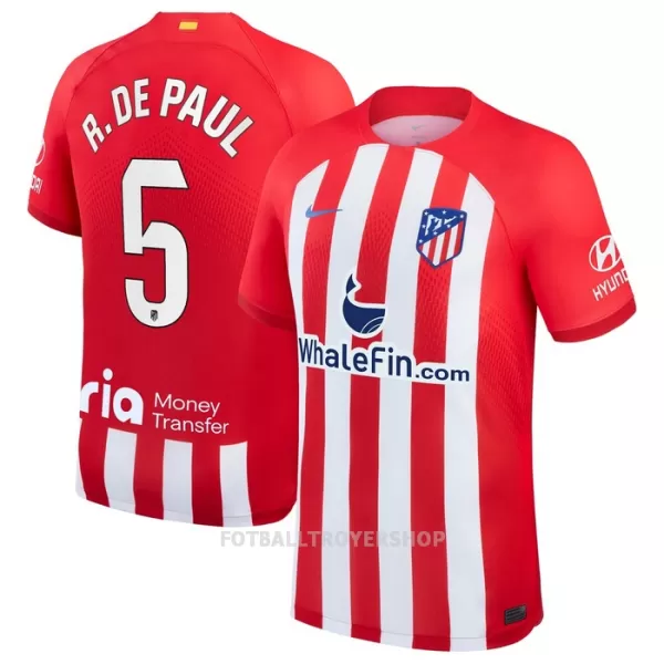 Atlético Madrid R. De Paul 5 Hjemmedrakt Herre 2023/2024