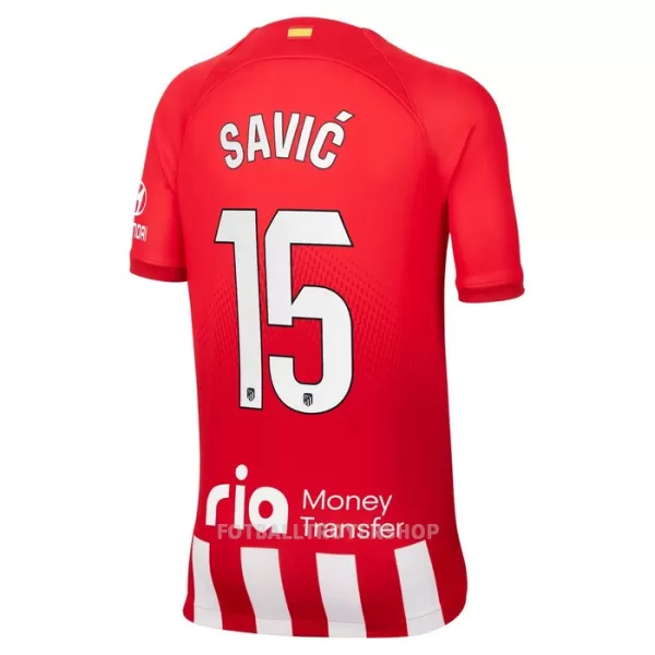 Atlético Madrid Savic 15 Hjemmedrakt Barn 2023/2024 - med Bukse