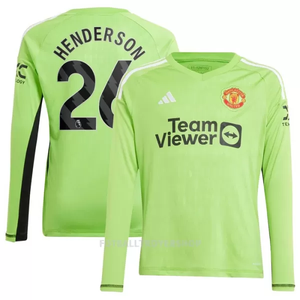 Manchester United Henderson 26 Keeper Hjemmedrakt Herre 2023/2024 Langermet