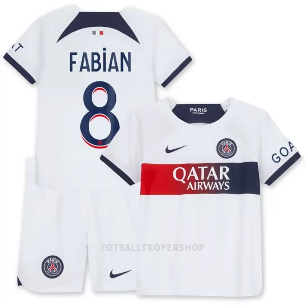 Paris Saint-Germain Fabian 8 Bortedrakt Barn 2023/2024 - med Bukse