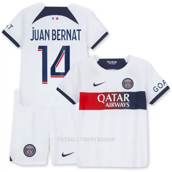 Paris Saint-Germain Juan Bernat 14 Bortedrakt Barn 2023/2024 - med Bukse