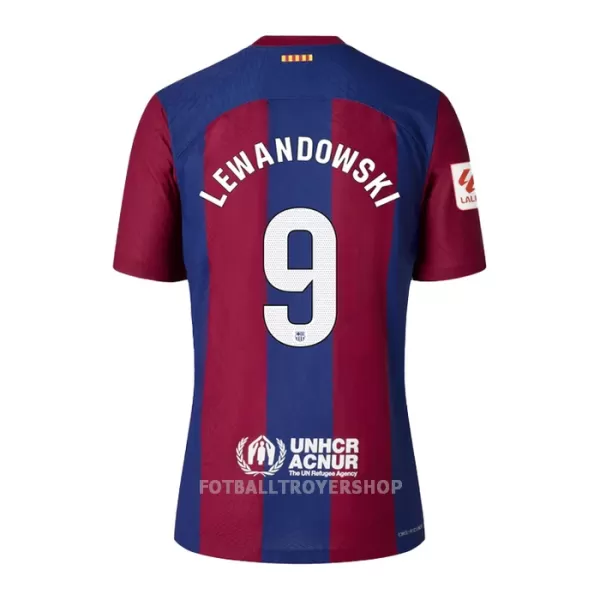 FC Barcelona Lewandowski 9 Hjemmedrakt Barn 2023/2024 - med Bukse